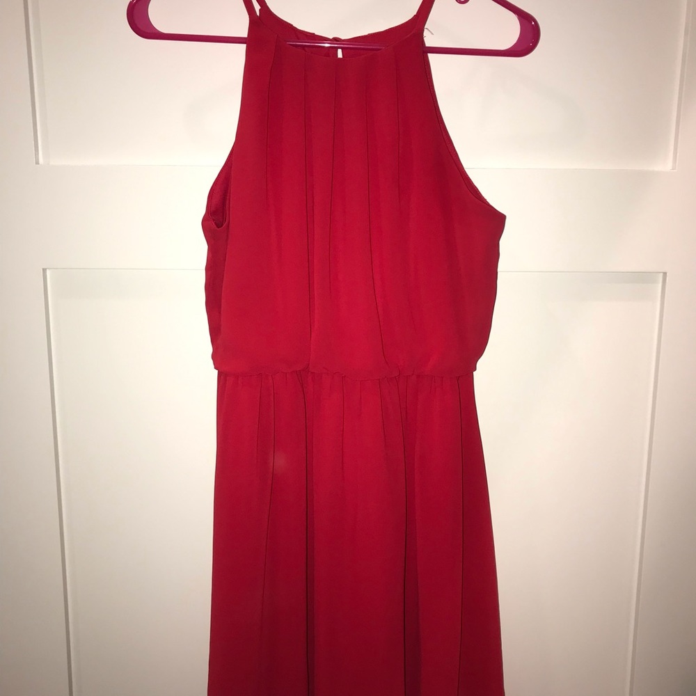 Red dress